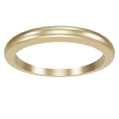 1.8mm wide gold band for pave