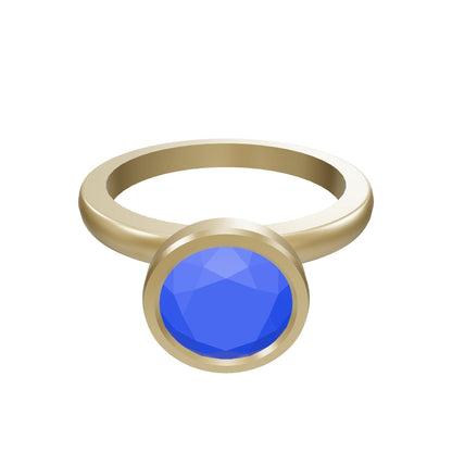 Round Stacking Ring 7mm round bezel head model