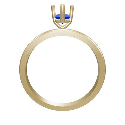 Ring - Solitaire Petite 3.5mm Modern Compass Setting and Stacking Ring