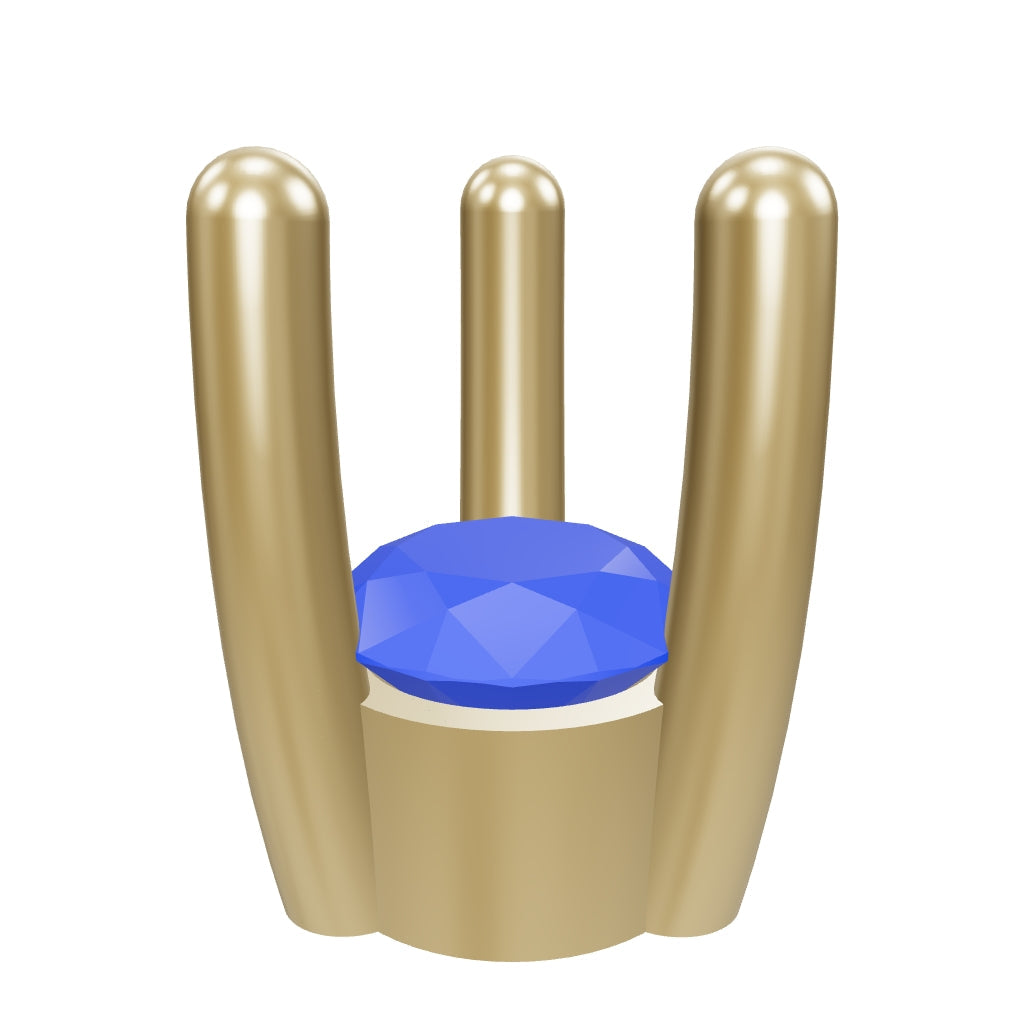 3d cad model .stl .3dm 3mm 0.10ct round diamond setting for jewelry ...