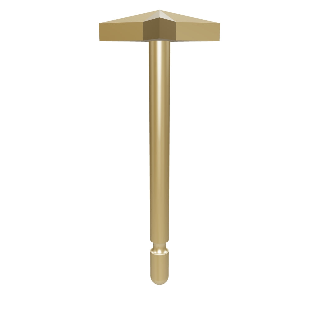 Star stud with post
