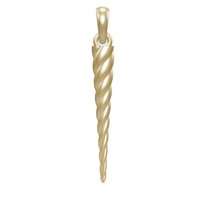 Large icicle spike pendant