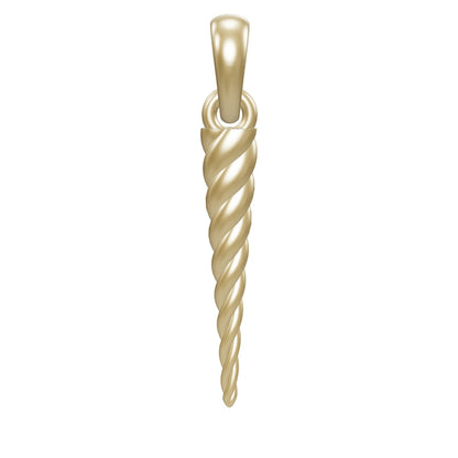 Medium icicle spike pendant